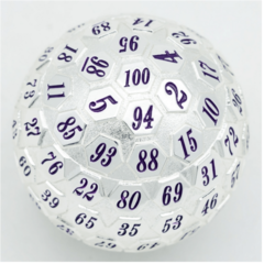 Foam Brain 45mm Metal D100 - Platinum W/ Purple
