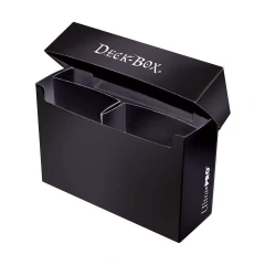 Ultra PRO Oversized Tri Compartment Black Deck Box Storage Holder Organizer
