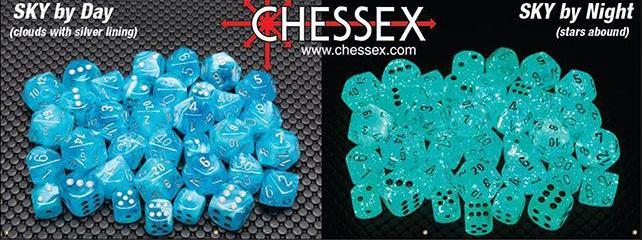 D6 12mm Luminary Sky/Silver CHX27966