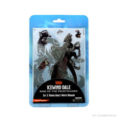 Idols of the Realms 2D Young Adult White Dragon