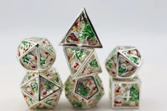 Silver Bells RPG Metal Dice Set