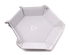 Hexagon Dice Tray - White