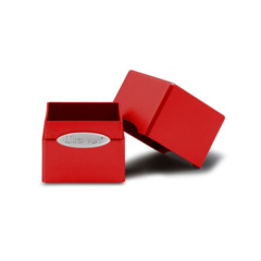 Satin Cube Apple Red