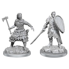 D&D Nolzurs Marvelous Unpainted Minis: W21 Human Fighters (90639)