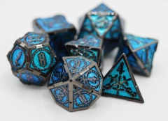CROSSED SWORDS: SWORD OF THE DEEP - METAL RPG DICE SET