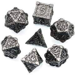 Dagger of Venom: Silver Metal Dice