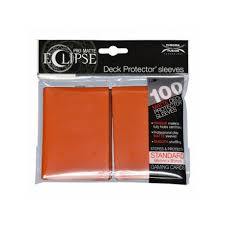 Ultra Pro - Pro Matte Eclipse: Deck Protector 100 Count Pack - Pumpkin Orange