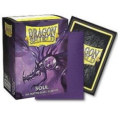 Dragon Shield Dual Matte Soul Purple 100 Standard Protective Sleeves