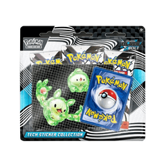 Pokemon Scarlet and Violet 10.5 Black Bolt 3-Pack Tech Sticker Collection