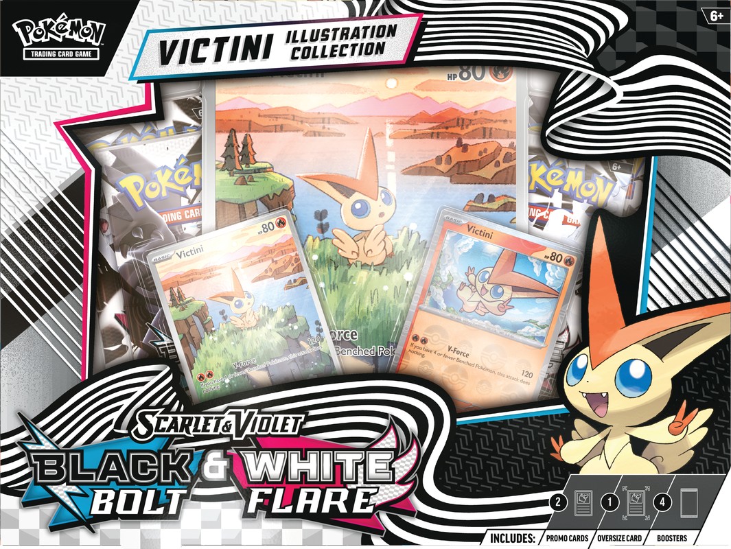 Pokemon Scarlet and Violet 10.5 Unova Victini Illustration Collection