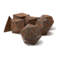 Illusory Stone Granite 7-Piece Polyhedral RPG Dice Set