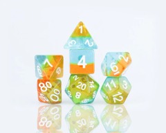 Dice Set - Celestial - Ocean Dusk
