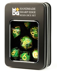 Sharp Edge Resin Dice Set: Frog Dice