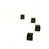 TCE Evolutions Magic Minus/Minus Dice Counter - Black (4pcs)
