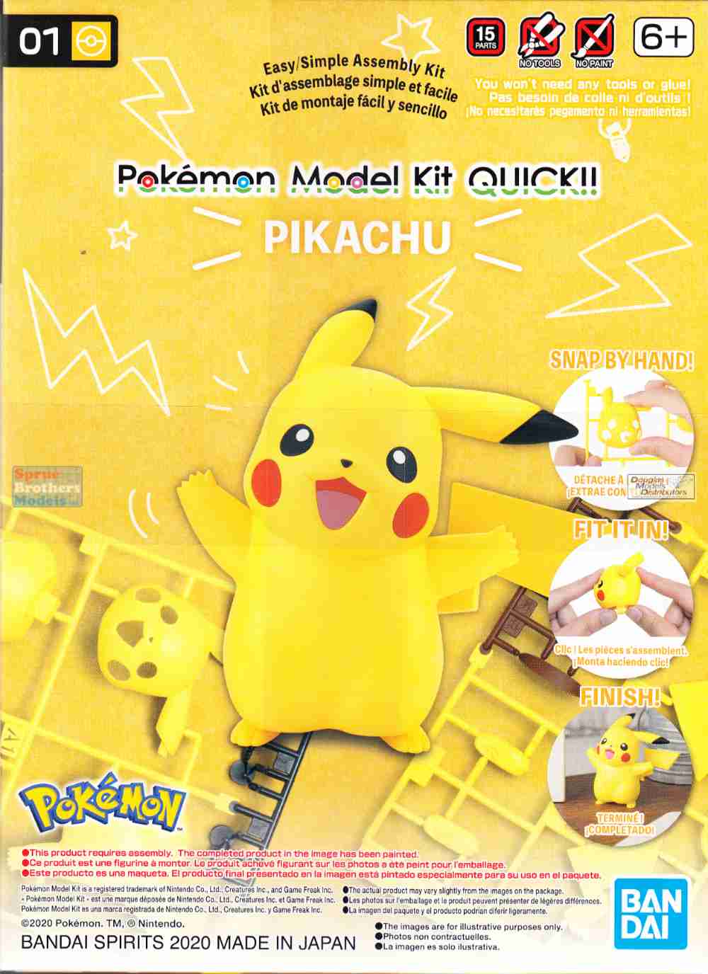 Pokemon Model Kit Quick!! Pikachu