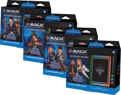 Universes Beyond: Doctor Who Commander Deck Display (Set of 4)