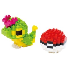 Nanoblock Pokémon Series - Caterpie & Pokéball