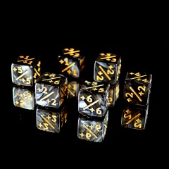 Positive 6pc Counter Set - Smoke for MTG