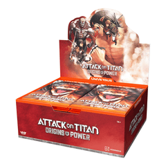UniVersus CCG: Attack on Titan - Origins of Power Booster Display