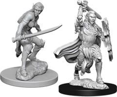 Nolzur`s Marvelous Unpainted Miniatures: W6 Female Elf Fighter