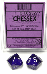 Translucent: Poly D10 Purple/White (10) Revised - CHX 23277