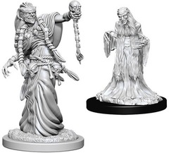 Nolzur`s Marvelous Unpainted Miniatures: W6 Green Hag & Night Hag