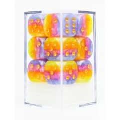 Sirius Dice 16mm D6 Tahitian Sunset (12) Set