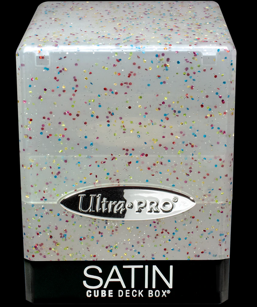 Satin Cube: Glitter Clear