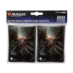 ULTRA PRO: MAGIC THE GATHERING: DUSKMOURN: 100CT DECK PROTECTOR SLEEVES COMMANDER Valgavoth, Harrower of Souls