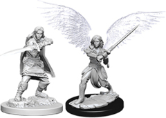 Nolzur`s Marvelous Unpainted Miniatures: W6 Female Aasimar Fighter