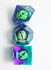 SHARP EDGE MOVING EYE RPG DICE SET - ENCHANTED CYCLOPS
