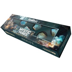 FANROLL: 16MM MYSTIC MINES STONE POLY DICE SET: OPALITE