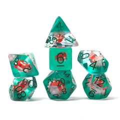Power Mushroom 7-Piece Polyhedral RPG Dice Set