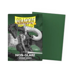 Dragon Shield Matte Sleeves: Non-Glare Forest Green