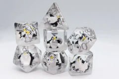 BABY PENGUIN RPG DICE SET