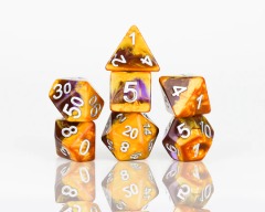 Sirius Dice Set: Amethyst Geode