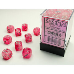 Ghostly Glow 12mm Pink/Silver (36) 27924
