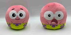 Plushiverse: Reversible Plushie 6in - Patrick [Happy + Shocked] [Pink]