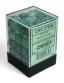 36 Kelp/ Light Green Borealis 12mm D6 Dice Block - CHX27995