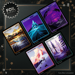 Secret Lair - Pixelsnowlands.jpg - Foil Etched Edition
