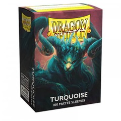 Dragon Shield Matte Sleeves: Turquoise 100ct