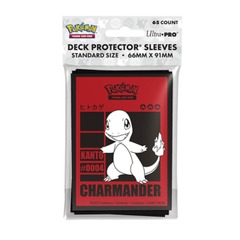 Ultra Pro Pokemon TCG Charmander 65ct Deck Protector Sleeves