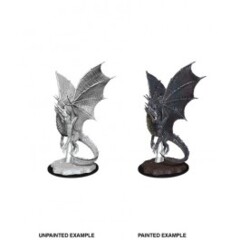 D&D Nolzur's Marvelous Miniatures Wave 11 Young Silver Dragon