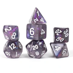 RPG Dice Set (7): Treasure Series - Amethyst
