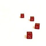 TCE Evolutions Magic Minus/Minus Dice Counter - Red (4pcs)