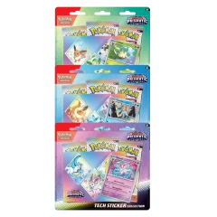Pokemon Scarlet and Violet Prismatic Evolutions Tech Sticker Collection - Random