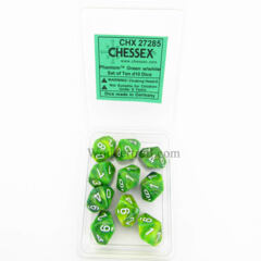 Phantom Green/White D10 (10) CHX 27285