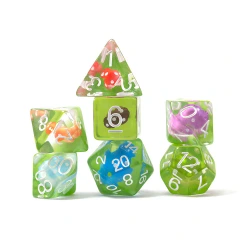 Mushroom Village 7-Piece Polyhedral RPG Dice Set