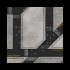 Mats by Mars: Hab Blok C Tabletop Wargaming Play Mat 36x36