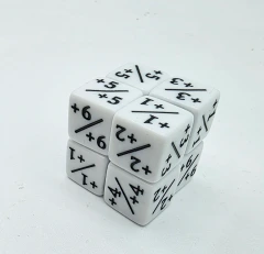 +1/+1 White Counters for Magic - Set of 8